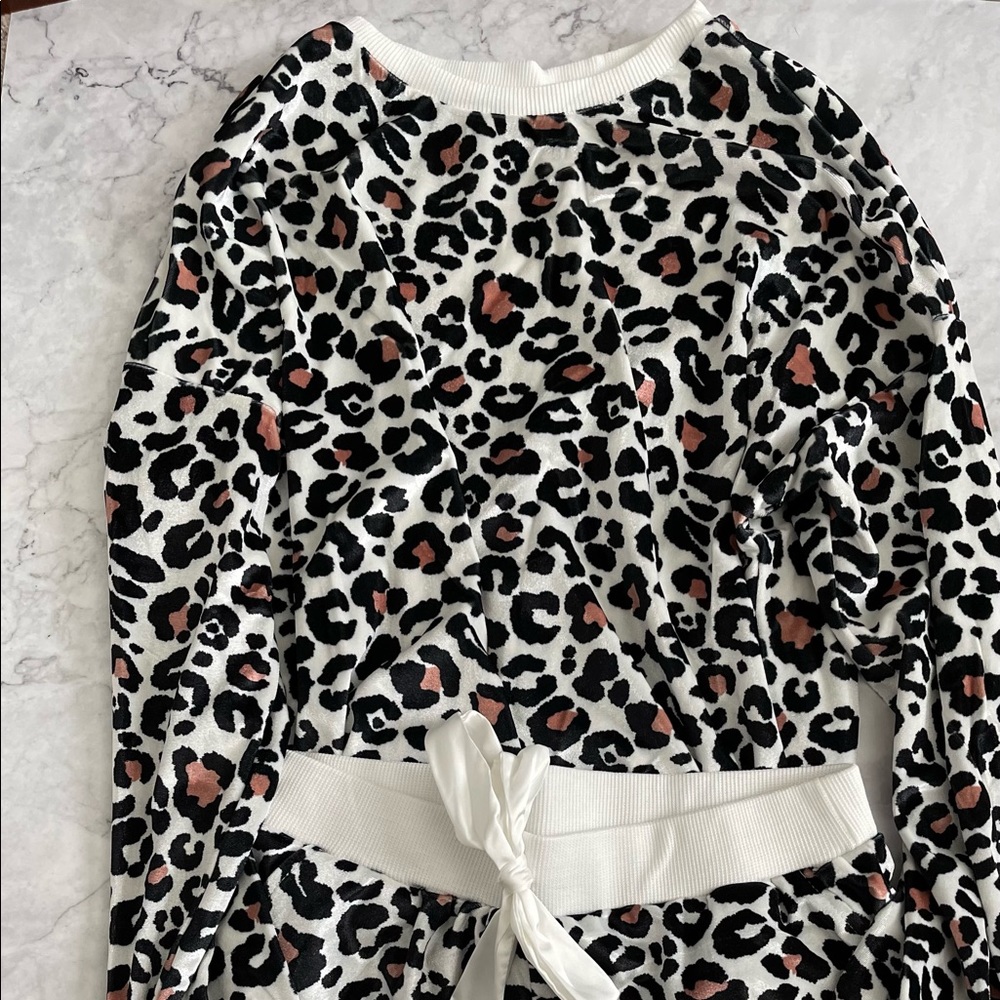 Cheetah print PJ set